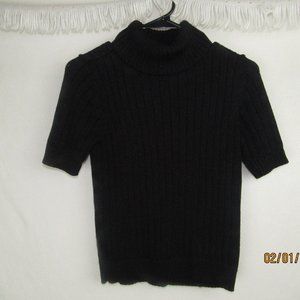 LIZ CLAIBORNE BLACK TURTLENECK SWEATER